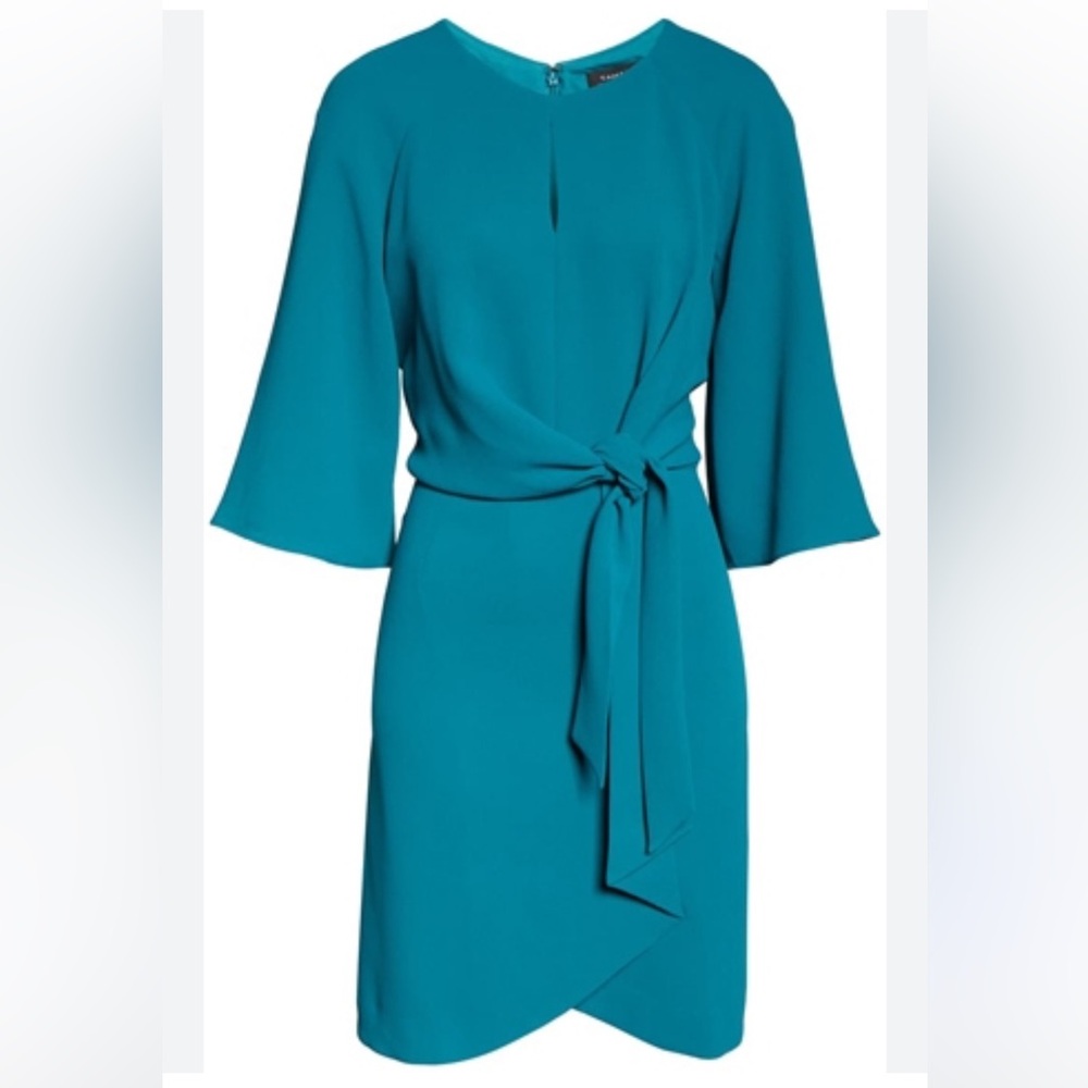 Tahari Teal Midi Dress